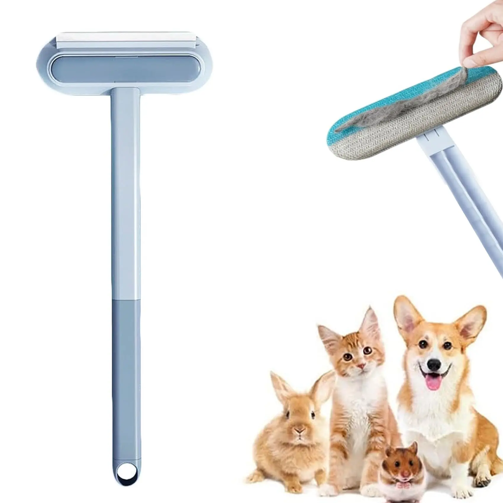 Pets Hair Remover - Imaginary Pet Hair Removal Tool, 3-in-1 Pet Hair Remover Brush, Multifunctional Hair Removal Brush, for Pet Hair Removal on Furniture, Carpets, and Clothing