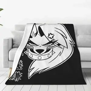 Loona Blanket Cover Flannel Helluva Anime Lightweight Thin Throw Blankets for Bed BedspreadFather's Day, Thanksgiving, Children's Day, holiday gifts for children and family
