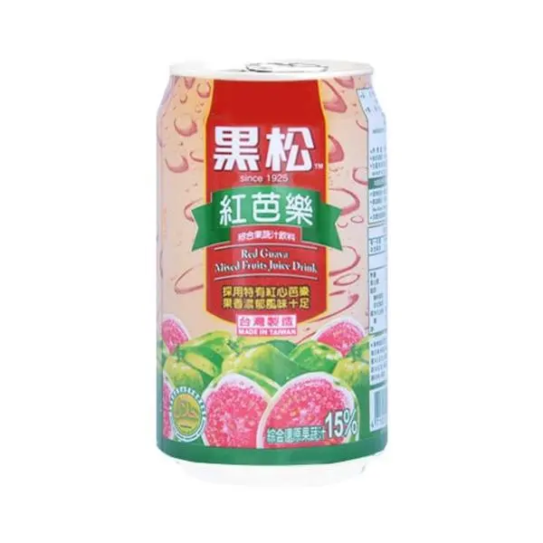 HEYSONG Guava Juice Drink - Rich Taiwanese Guava & Mixed Fruit Beverage, 320ml