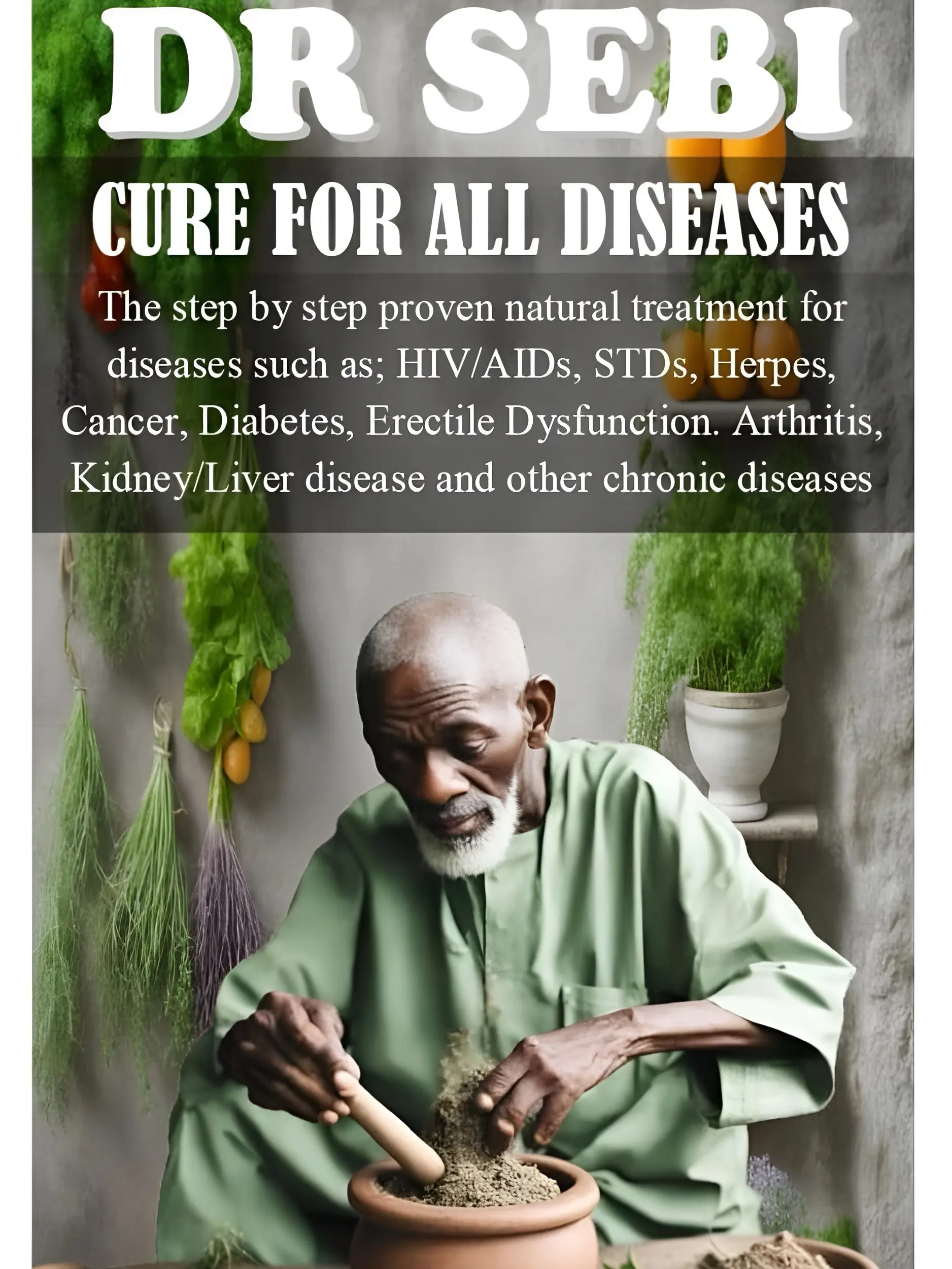 DR SEBI CURE FOR ALL DISEASES: The step by step proven natural treatment for diseases such as HIV, AIDs, STDs, herpes, Cancer, Diabetes, erectile dysfunction, arthritis, kidney/liver disease and othe Paperback – May 3, 2024