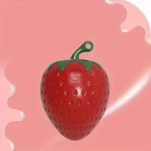 Cute Strawberry Shaped Mini Lighter (Gas Not Included) - Refillable Kawaii Fruit Lighter - Unique Perfect Valentine's Day Birthday Mother's Day Gift for Her Girlfriend Bestie halloween christmas anniversary corporate mother cool