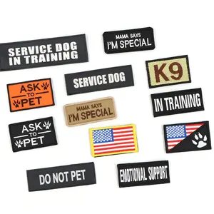 CWV 1 Pieces Tactical Patch For Dog Harness Dog Vest DogCollar #Summervibes #petlovers  Personalized Patches Tags Sticker Label outdoorfun Dog Accessories