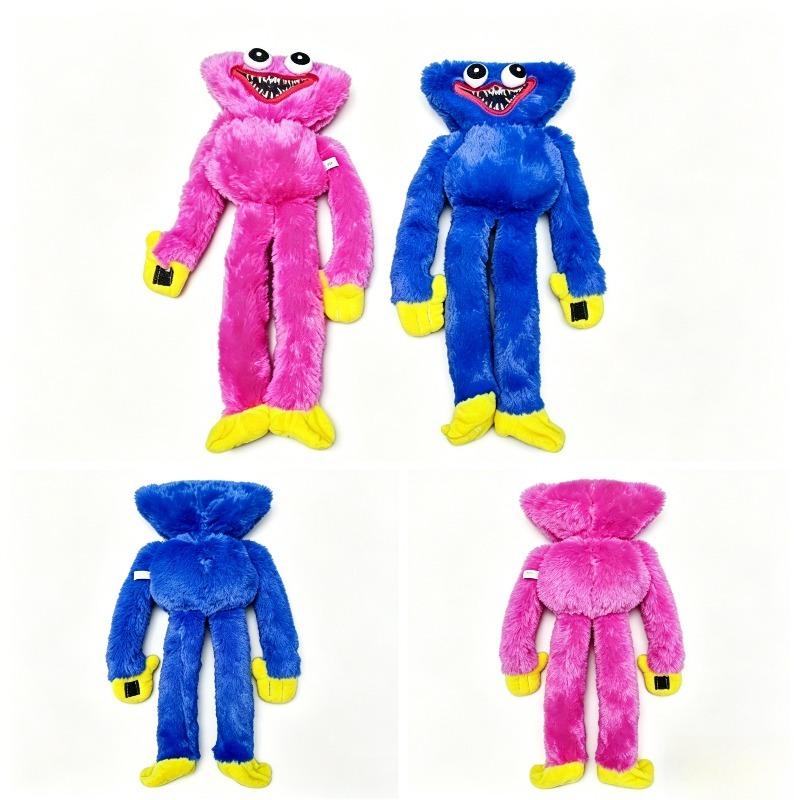 40cm Huggy Wuggy & Kissy Missy Plush Set Poppy Playtime Stuffed Monster Dolls Collectible Gift for Kids