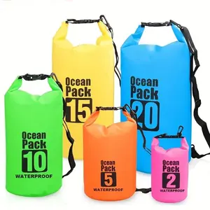 Waterproof Dry Bag, Colorful Waterproof PVC Dry Bag, Outdoor Swimming, Rafting & Kayaking Dry Bag, Boating Accessories, Dry Bags Waterproof