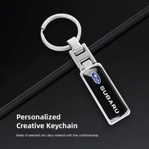 Zinc Alloy Keyring Car Key Keychain For Subaru Crosstrek Forester Outback Impreza BRZ WRX Ascent REX Solterra Levorg XV Legacy Exiga Tribeca