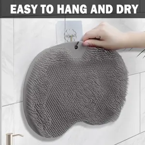 1 Count Shower Foot Scrubber Mat, Foot Points Massage Spa Brush with Non-Slip Suction Cups, Exfoliate Dead Skin, Smooth Feet