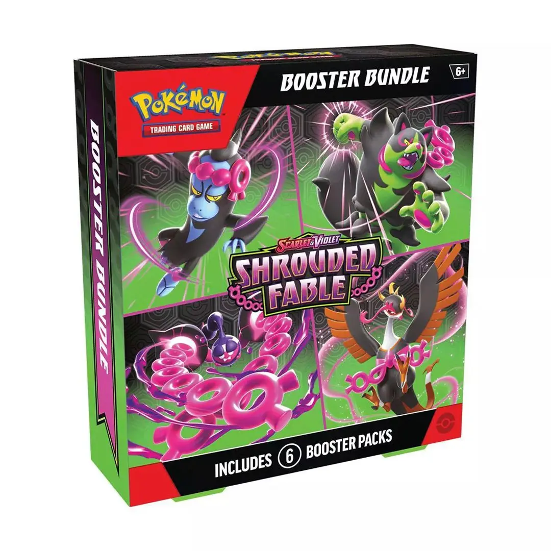 Pokémon Trading Card Game: Scarlet & Violet - Shrouded Fable Official Sealed Booster Packs, TCG Boosters, Trading Card Packs Collectible Bundle, Sealed Tcg Cards, Deck Building, Trading Card Series, 10 Cards
