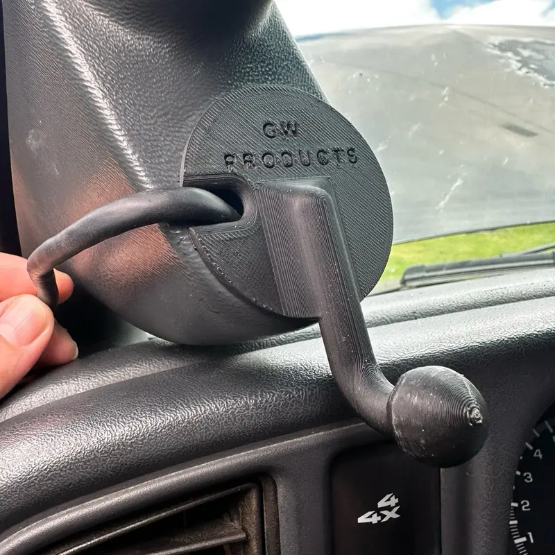 Glowshift Style Gauge Pod Mount for EDGE CTS 2, CTS 3 & SCT X4 - Durable ASA Plastic, Factory Ball Connection Compatible, Easy Installation, Rotate Inside Function, Made in USA, Glowshift Style Gauge Pods, Rotate Inside The Gauge Pod