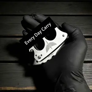 EDC Folding Utility Tool | 14C28N Multitool with Bottle Opener & Glass Breaker | Compact Collectible for Daily Carry, Outdoor Use & Ideal Gift for Men