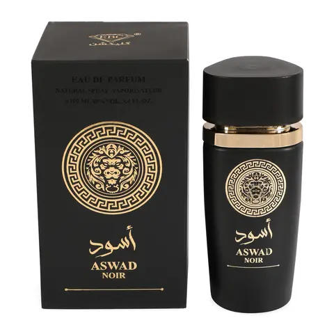 Aswad Noir Black Spray Perfume Eau de Parfum for Men 100ml/3.4fl.oz. - Men's Fragrance by EBC