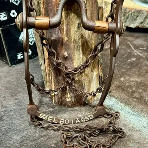51/8 Freno Charro Style Antique with Aluminum Inlays for Traditional Elegance