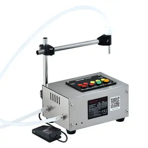 VEVOR Liquid Filling Machine, 10-4000ml Filling Capacity, Automatic Bottle Filler Machine Bottling Machine Digital Control for Milk, Water, Wine, Beverage, Soy Sauce, Vinegar, Alcohol (Single Nozzle)