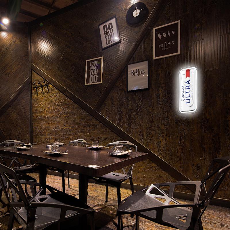 Michelob ULTRA Beer Neon Sign for Wall Decor Dimmable Beer Neon Signs Bar Led Sign Neon Sign for Man Cave Light Up Sign for Bedroom Home Bar Shop Pub Bistro Party Hotel Game Room Decor Gifts