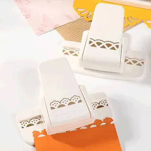 Handmade Scrapbooking Edge Puncher, Fancy Border Punch Design, DIY Paper Cutter for Cutting and Pasting Cards, Craft Supplies