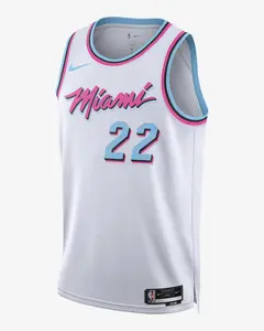 [HJ6706-100] MENS NIKE NBA HEAT '22 BUTLER' 24/25 CITY EDITION SWINGMAN JERSEY