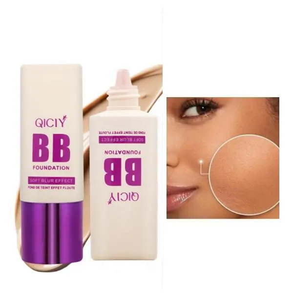 bb cream vegan cream foundation liquid isolation make up lotion concealer light foundation Makeup Cosmetic 3-prong micro-fork-tip applicator mother day