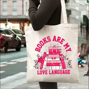 Books Are My Love Language Tote Bag 📚💖