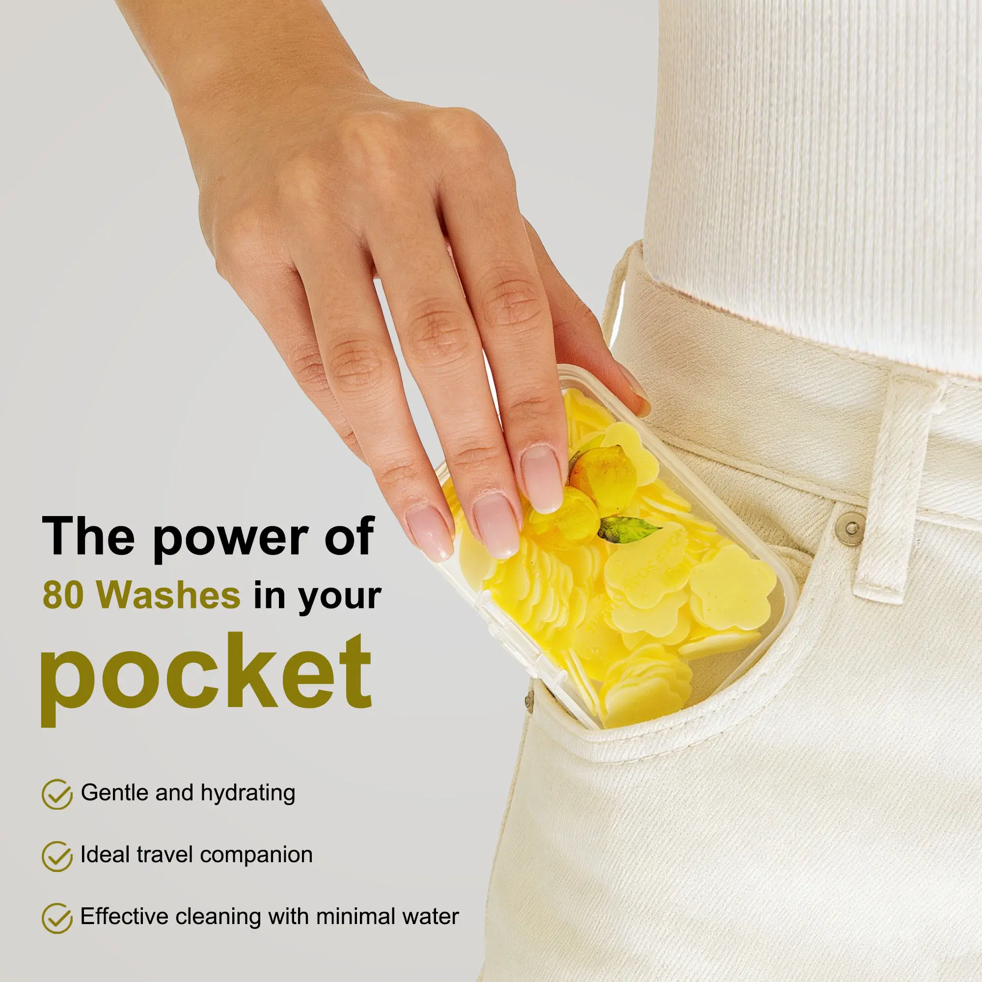 Portable Hand Washing Soap Sheets, 5 Boxes Disposable Soluble Mini Soap, Cleansing & Moisturizing, Scented Hand Wash Sheet for Travel Outdoor Use, Hand Cleaning Product, Hand Cleanser, Non Greasy, Vitamin