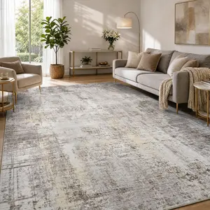 [Deals For You Days] Amoami Abstract Washable Area Rug, Modern Street Art Carpet, Non Slip Backing, Soft Lightweight Rug, Machine Washable Indoor Carpet for Living Room, Bedroom, Dorm and Game Room Decor