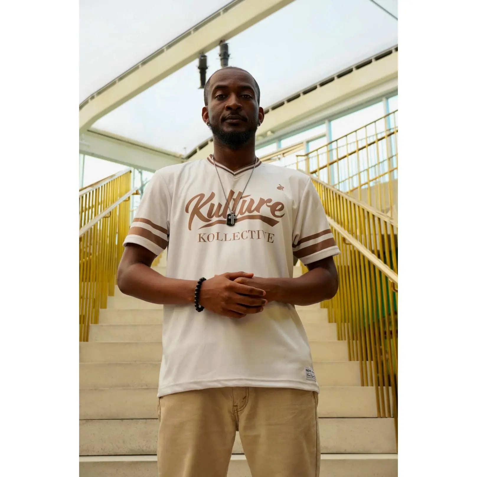 Cream/Brown Kulture Kollective Jersey