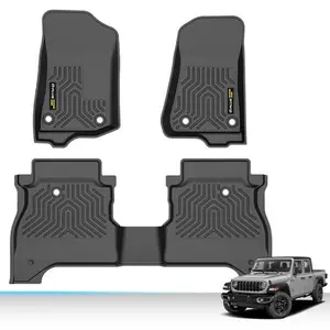 TPE Floor Mats Protection Liners Fit For 2020-2025 Jeep Wrangler Gladiator G-PLUS