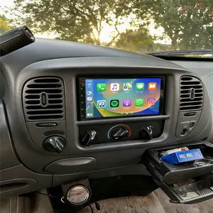 7" Car Stereo for Ford F150 1997–2004 – Compatible with Wireless CarPlay & Android Auto, GPS Navigation, 2+32GB, AHD Backup Camera, Bluetooth Mic