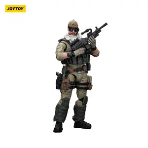 Joytoy 1/18 Scale Action Figure with Articulated Fingers, U.S. Army Delta Assault Squad Support Gunner Action Figure, Action Figures