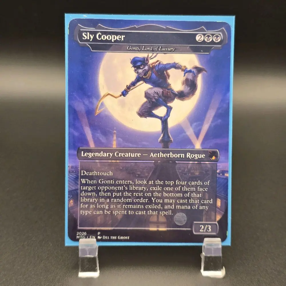Sly Cooper - Gonti, Lord of Luxury Custom Proxy MTG Card Fan-Made for Commander Cube & Casual Play Standard MTG Size - TikTok Shop Sly Cooper - Gonti, Lord of Luxury Custom Proxy MTG Card Fan-Made for Commander Cube & Casual Play Standard MTG Size - TikTok Shop