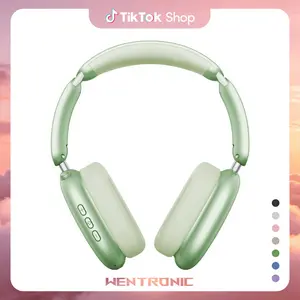 WENTRONIC Y02 Electronic Over-Ear Hybrid Active Noise Cancelling Bluetooth Wireless Headphones - 60H Playtime, Hi-Res Audio, Foldable Design, Soft Earpads, Built-in Mic, Mobile Phone Calls, iOS/Android/PC Compatible