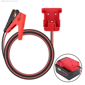 Jumper Cable Clamps for18V M-18 Battery, 5.4FT 12AWG Jumper StarterFull LED Bed Frame with Storage Headboard & 2 Drawers