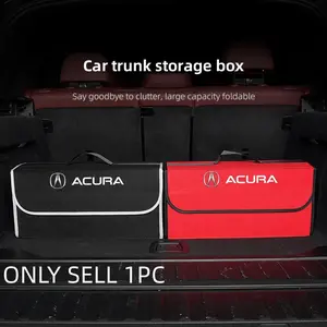 Car Storage Bag Car Trunk Organizer Soft Felt Storage Box For Acura ADX RDX ZDX Integra NSX MDX TLX CDX ILX RLX TL RL