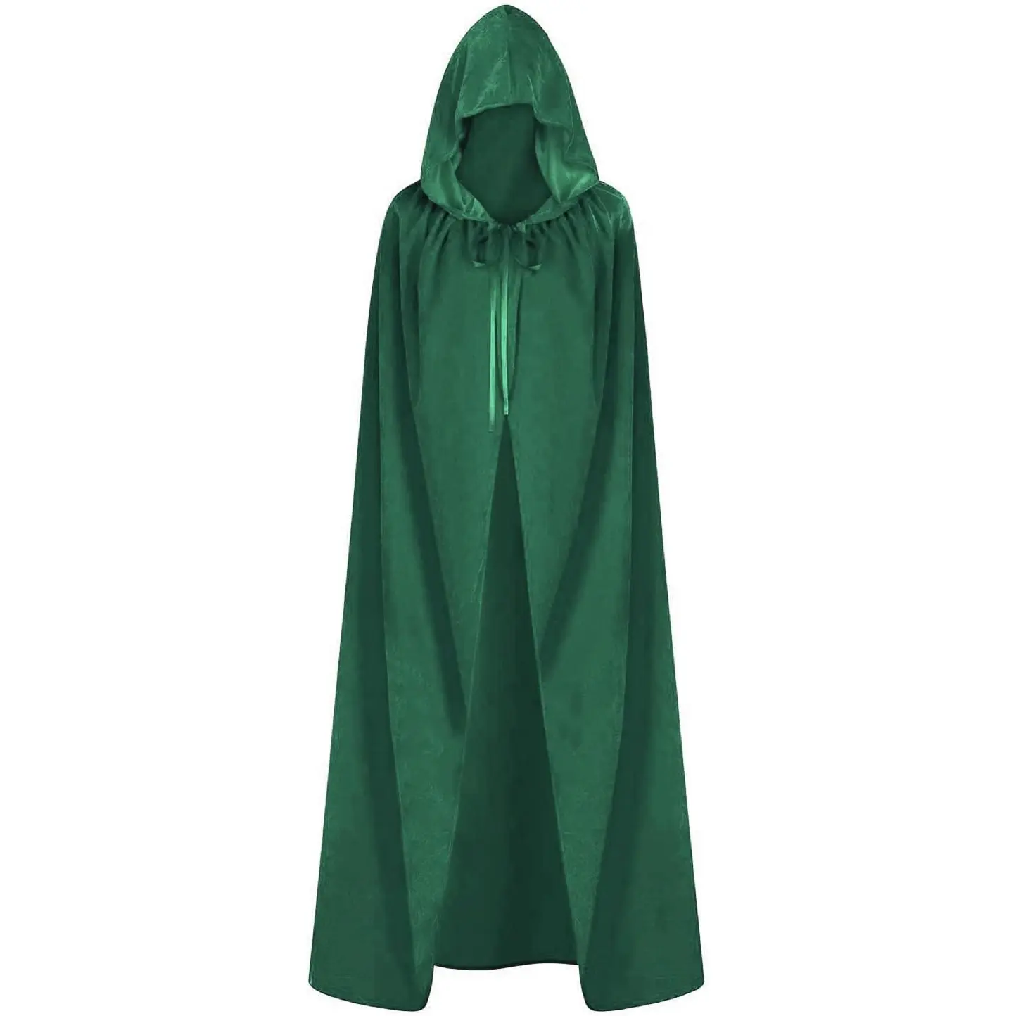 Grreen Long Work Coat, Full Length Loose Fit Protective Outerwear with Tie Front, Unisex Lightweight Workwear Jacket for Adults