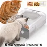 【2026 New Arrivals】Heapets P360 RFID Smart Automatic Pet Feeder with Collar Sensor, 3-Button Setup, Pinch-Free Door, Sealed Lid Feeders, Anti-Food-Stealing Dispenser for Wet/Dry Food Multi-Pet Homes (Cats, Small Dogs)