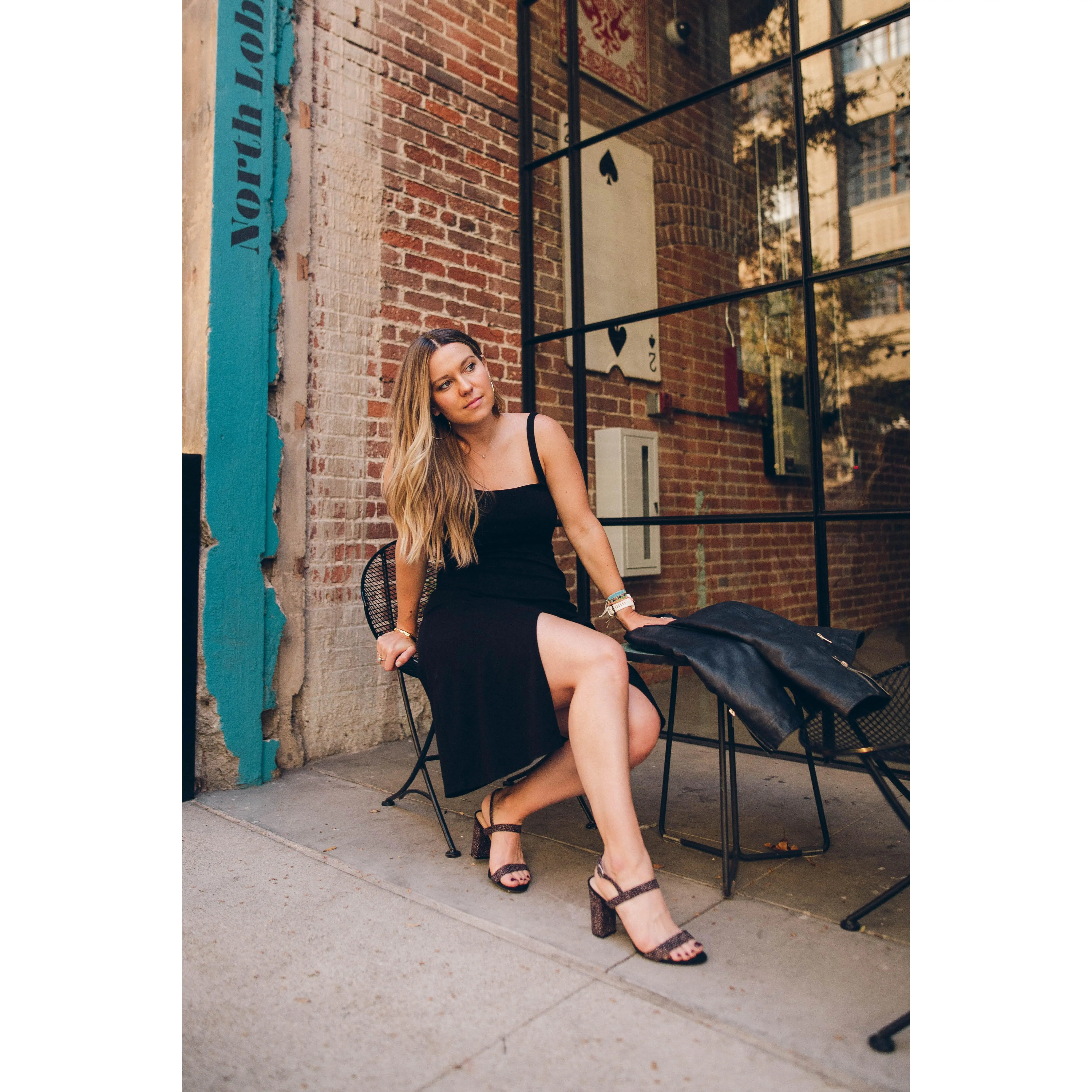 Angled Slit Dress