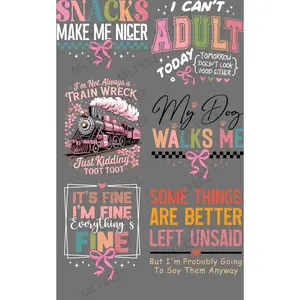 SNACKS MAKE ME NICER (1) PREMADE GANGSHEET - 22X36 DTF TRANSFERS - DIRECT TO FILM