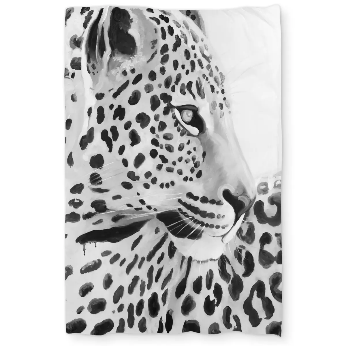 360 Stand Decorative Duvet Cover - Black & White Leopard Print Twin Extra Long Lengthened Microfiber Duvet Cover, Machine-Washable Graphic Home Textile Bedding Soft Furnishing, Graphic Duvet Covers