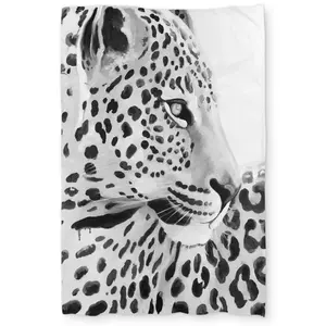 360 Stand Decorative Duvet Cover - Black & White Leopard Print Twin Extra Long Lengthened Microfiber Duvet Cover, Machine-Washable Graphic Home Textile Bedding Soft Furnishing, Graphic Duvet Covers