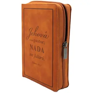 Biblia Reina Valera 1960 11 puntos-Letra Grande, con Cierre, Indice, color caramelo Spanish Edition