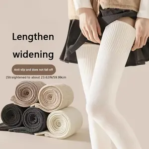 2026 New Winter Must-Have Socks – 5-Pair 23.62in Over-the-Knee Thick Non-Slip Warm Women’s Footwear, TikTok Shop Christmas Holiday Present