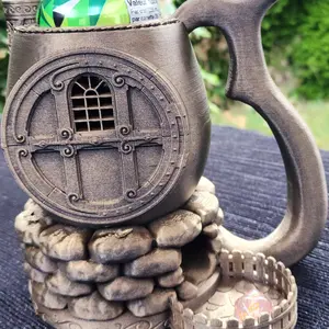 Cosy Shire Dice Tower and Can Koozie Combo for Game Nights and Outdoor Gatherings