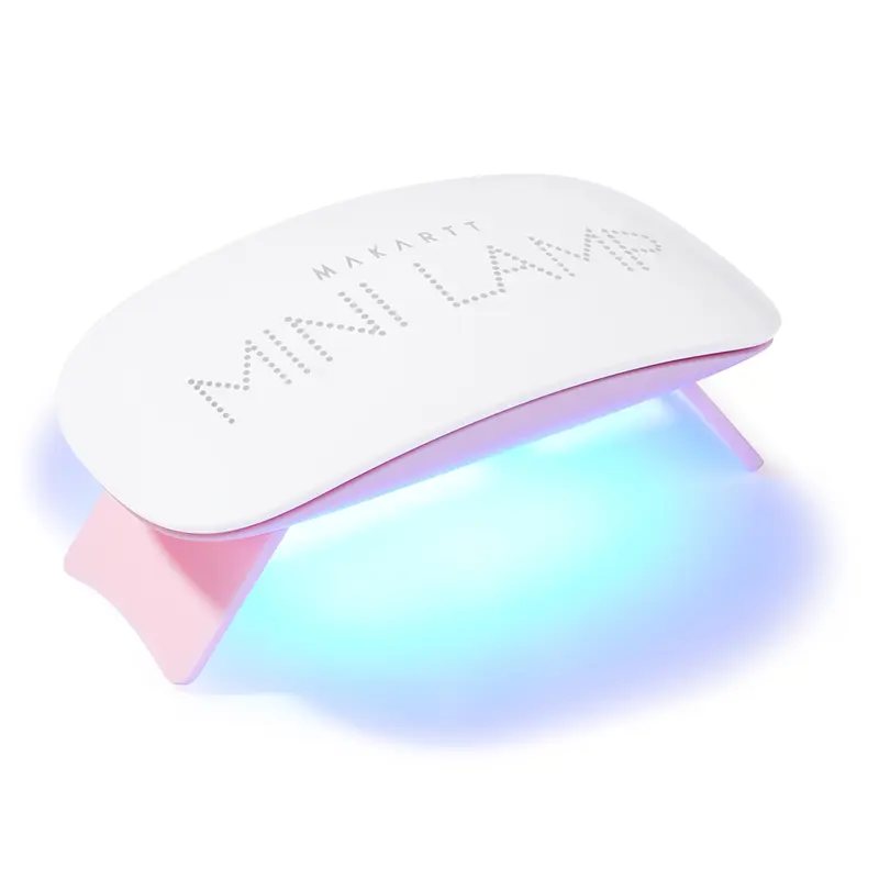 Makartt Minimalist Basic 6W USB-Powered Compact UV LED Nail Lamp - Eye-Safe 365+405nm Nail Care Tool, 60S Built-In Timer, 1-Button Operation, Low Heat Gel Polish Dryer for Home & Salon Use