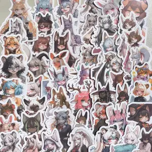 Cute Anime Girl Stickers | Japanese Cartoon Aesthetic Vinyl Decals ,Beautiful Girl Graffiti Designs. Available in Multiple Sizes, Waterproof Graffiti Stickers for Luggage, Laptop, Water Bottle, Skateboard, Phone & Scrapbook DIY. Trendy Kawaii Manga Style