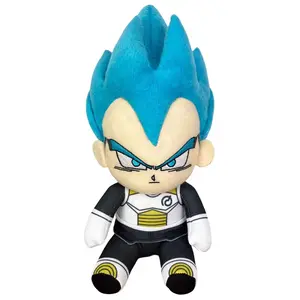 Dragon Ball Super - Super Saiyan Vegeta 01 Sitting Pose Plush 7"H