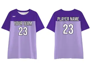 Custom Pickleball Shirt Adult Youth Unisex Solid Lavender