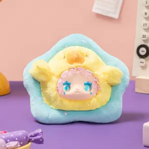 Lucky EMMA RUA RUA ZOO Secret Forest Collection - Plush Dolls with Gel Faces, Super Soft Fluffy, Bag Hangers, Lovely Presents