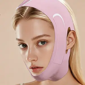 Summer V Line Face Lifting Strap, Chin Strapfor Sleeping, Double Chin Reducer for WomenJaw Line Sculptor Eliminator, Mask Shaper forJawline, Neck Lift Jaw Tightening ExerciserFace Lift Tape Remover