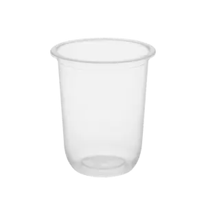 16oz PP Plastic "U" Style Cups (95mm Diameter)