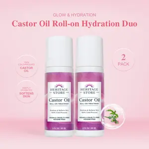 Heritage Store Nourishing Castor Oil Roll-On 2-Pack