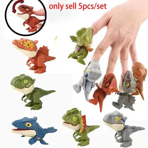 5pcs Painless Biting Finger Dinosaur Toys, Suitable for Kids Aged 3+, Moving Mouth, Fun Birthday Gift, Easter Basket Stuffer, Egg Filler，Easter Gift to kids