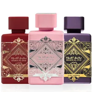 Bade'e Al Oud Noble Blush, Amethyst & Sublime Eau de Parfum Sprays 100ml (3.4 oz) by Lattafa